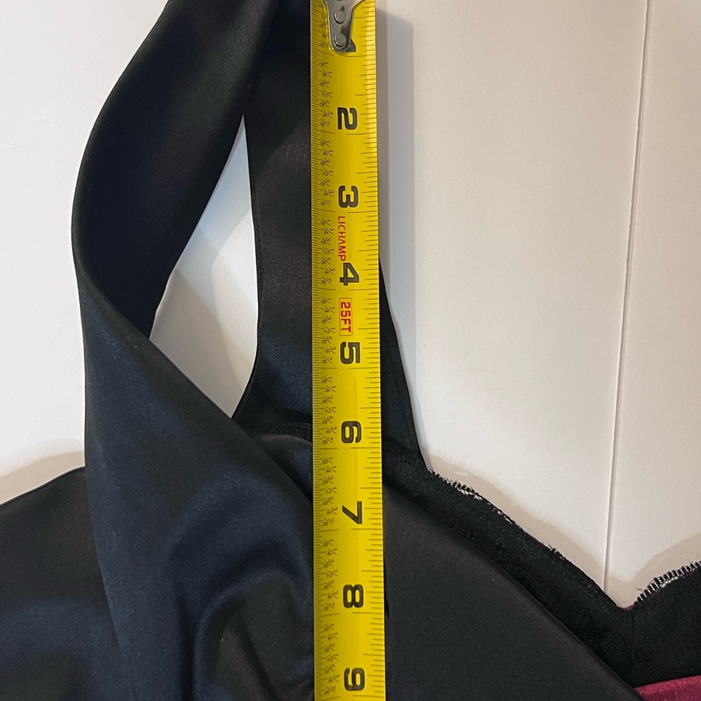 White House Black Market Black Satin and Lace Bustier - Picture 10 of 13